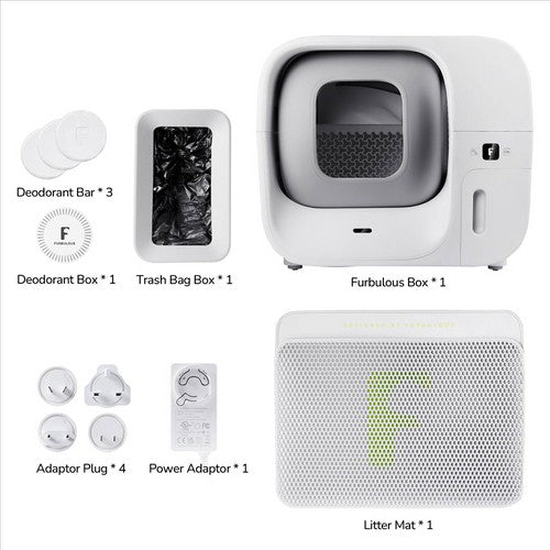 Furbulous Automatic Self-Cleaning and Self-Packing Cat Litter Box Furbulous Automatic Self-Cleaning and Self-Packing Cat Litter Box